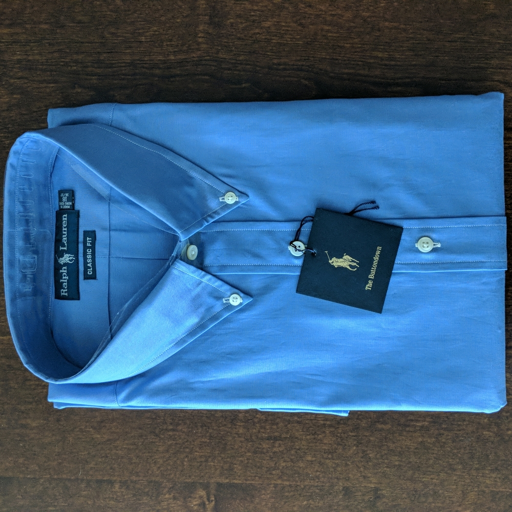 Ralph Lauren Button Down Shirt Classic fit 18 36/37